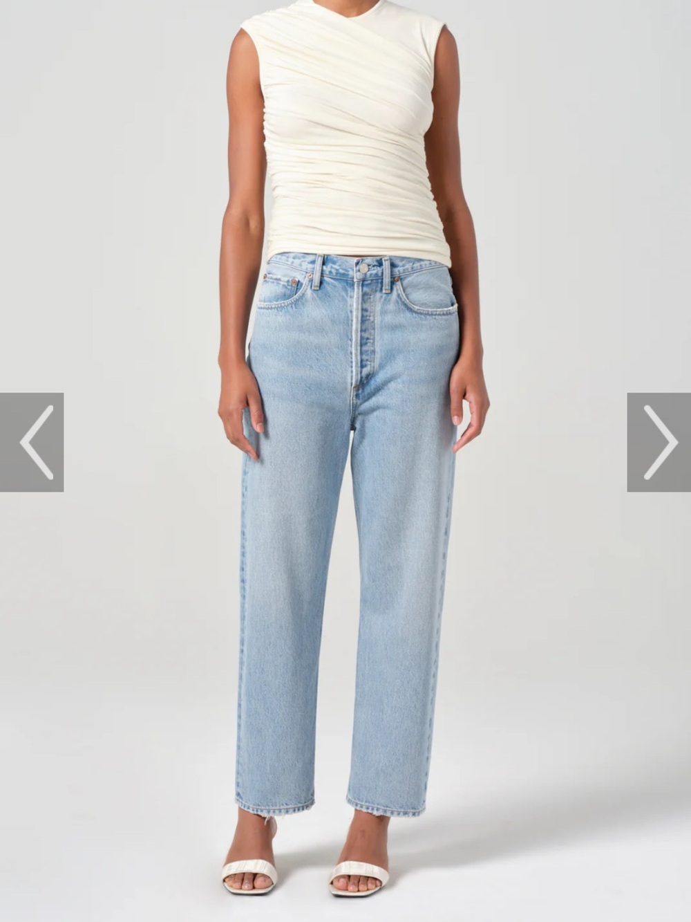 NWT Agolde 90s Crop in Force. Size 25.